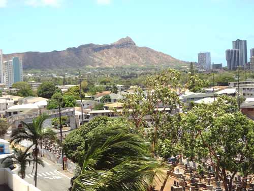 Diamond head view