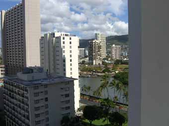 Papaya view to the golf course.