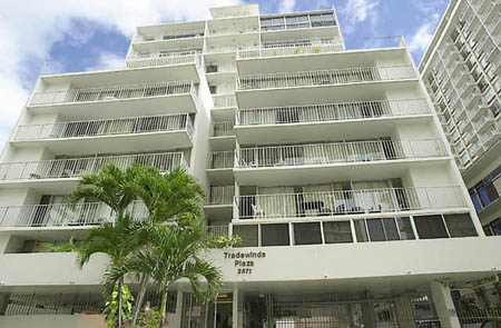 Tradewinds Plaza from the front.