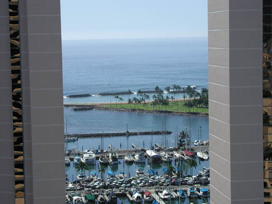 view toward the prince hotel